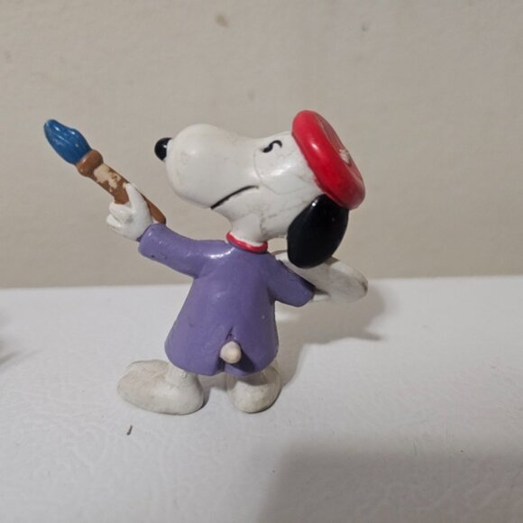 Vintage Peanuts SNOOPY Figures Set Of 4 - Picture 6 of 12
